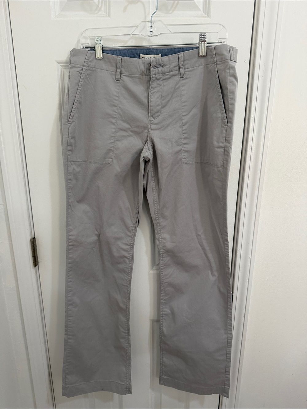 Banana Republic Light Gray Women’s Pants Size 8 NWT